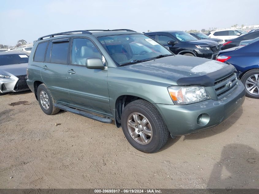 2005 Toyota Highlander Limited VIN: JTEDP21AX50068616 Lot: 39695917