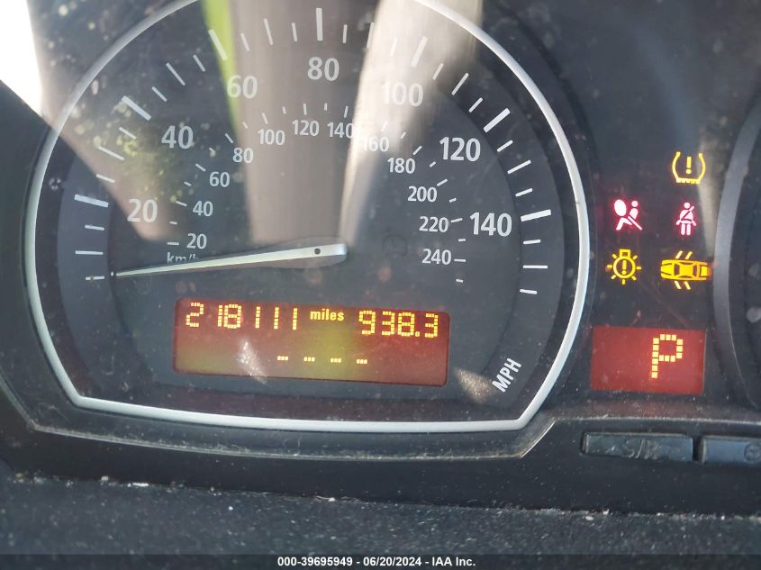 2005 BMW X3 3.0I VIN: WBXPA93445WD17255 Lot: 39695949