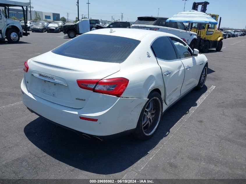 2014 Maserati Ghibli S Q4 VIN: ZAM57RTA6E1085689 Lot: 39695982