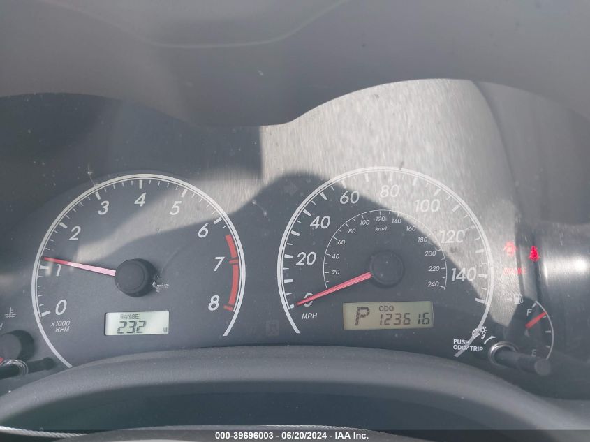 2009 Toyota Corolla Le VIN: 1NXBU40E49Z012606 Lot: 39696003