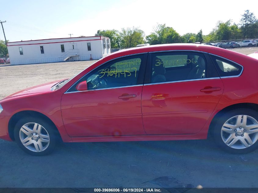 2012 Chevrolet Impala Lt VIN: 2G1WB5E3XC1249847 Lot: 39696006