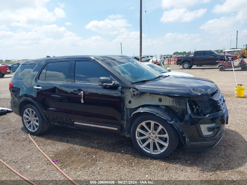 2016 Ford Explorer Limited VIN: 1FM5K7F83GGD15247 Lot: 39696009