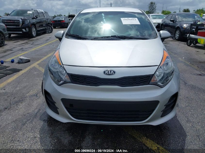 2016 Kia Rio Lx VIN: KNADM5A30G6699470 Lot: 39696024