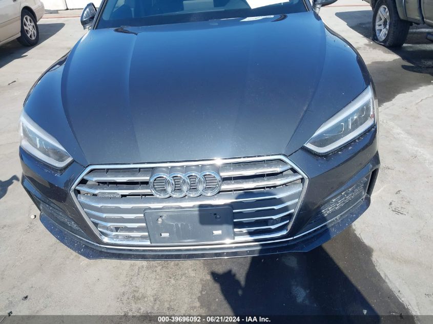 2018 Audi A5 2.0T Premium VIN: WAUENCF53JA009571 Lot: 39696092