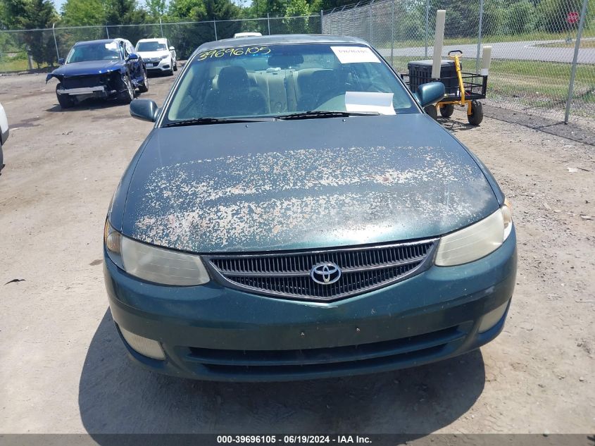 2000 Toyota Camry Solara Se V6 VIN: 2T1CF22P6YC307319 Lot: 39696105