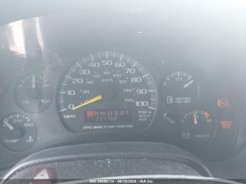 2000 Chevrolet Astro VIN: 1GCDM19W7YB167524 Lot: 39696114