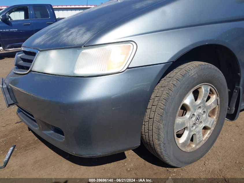 2002 Honda Odyssey Ex-L VIN: 2HKRL18982H006867 Lot: 39696140