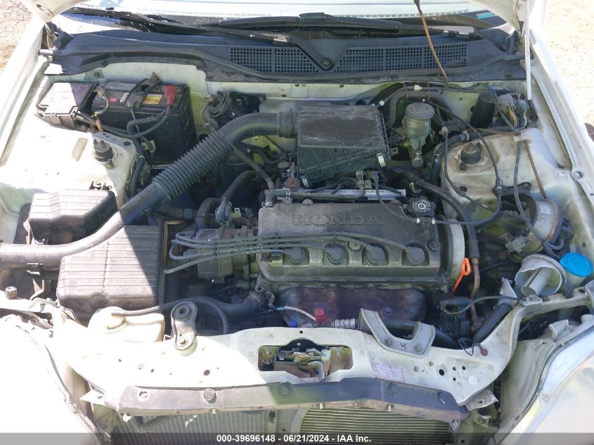 1998 Honda Civic Lx VIN: 2HGEJ6670WH524054 Lot: 39696148