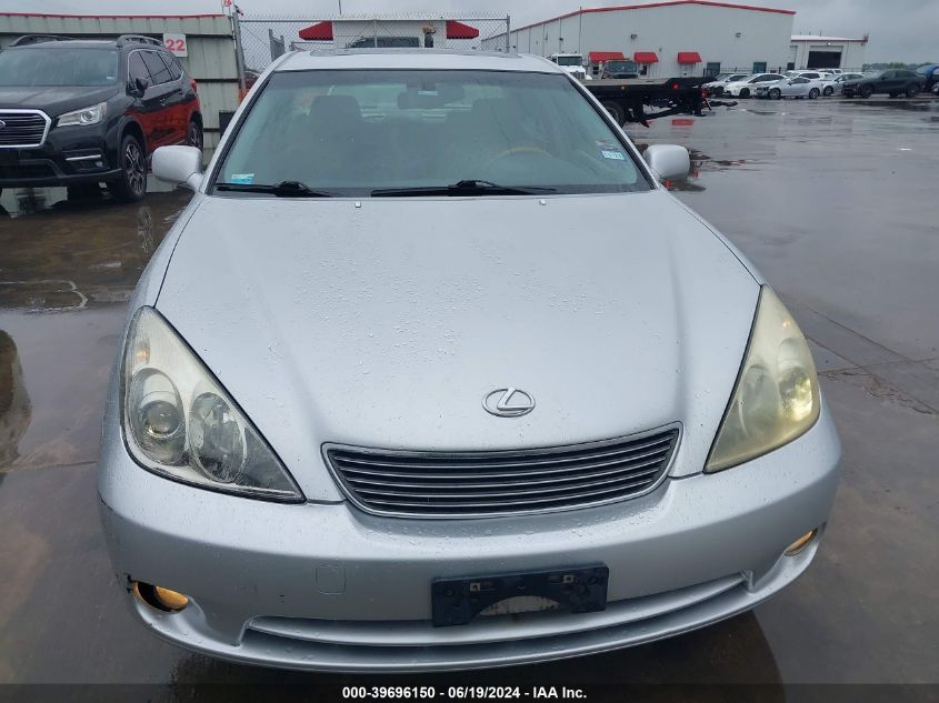 2005 Lexus Es 330 VIN: JTHBA30G055090926 Lot: 39696150