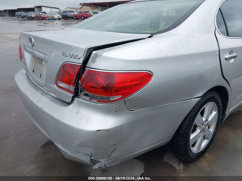 2005 Lexus Es 330 VIN: JTHBA30G055090926 Lot: 39696150