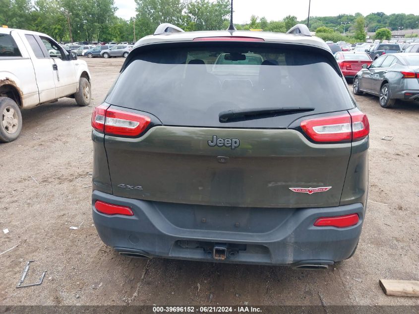 2016 Jeep Cherokee Trailhawk VIN: 1C4PJMBSXGW131073 Lot: 39696152