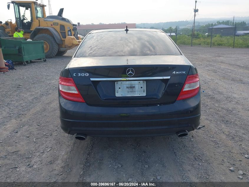 2011 Mercedes-Benz C 300 Luxury 4Matic/Sport 4Matic VIN: WDDGF8BB2BR160766 Lot: 39696167