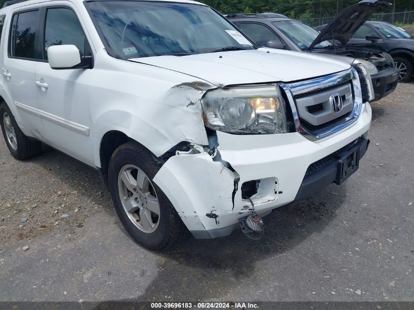 2011 Honda Pilot Ex-L VIN: 5FNYF4H56BB105297 Lot: 39696183