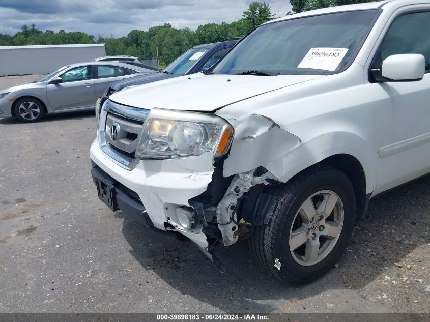 2011 Honda Pilot Ex-L VIN: 5FNYF4H56BB105297 Lot: 39696183