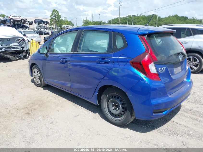 2020 Honda Fit Lx VIN: 3HGGK5H46LM709001 Lot: 39696185