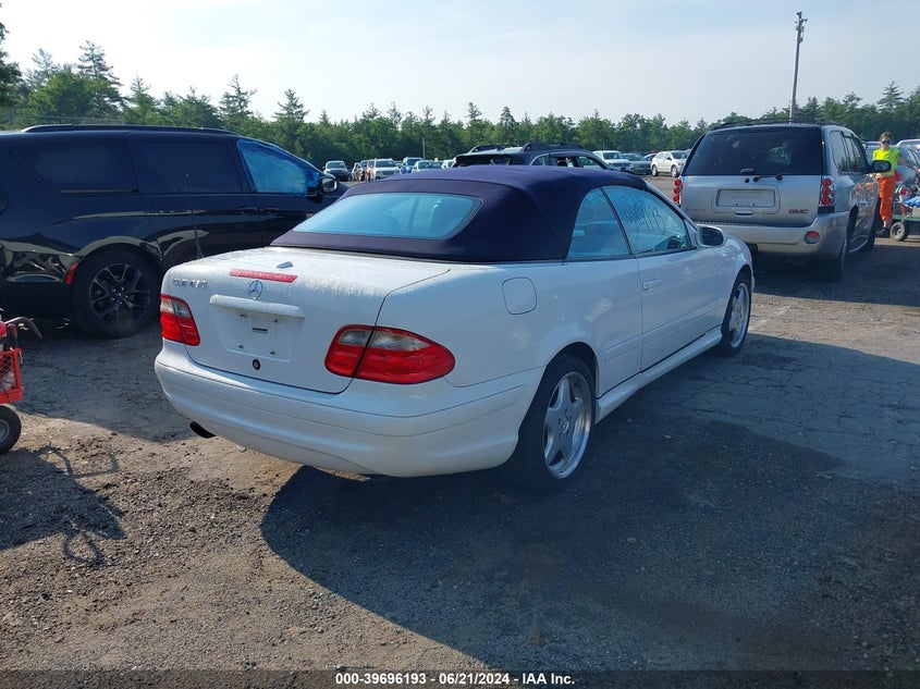 2000 Mercedes-Benz Clk 430 VIN: WDBLK70G8YT041403 Lot: 39696193