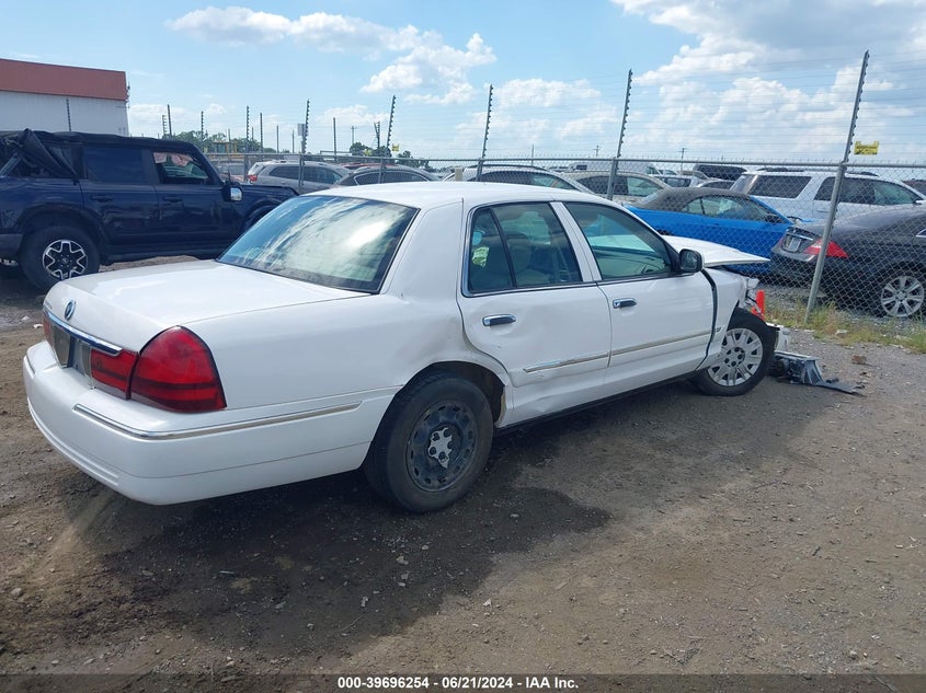2004 Mercury Grand Marquis Gs VIN: 2MEFM74W94X664826 Lot: 39696254