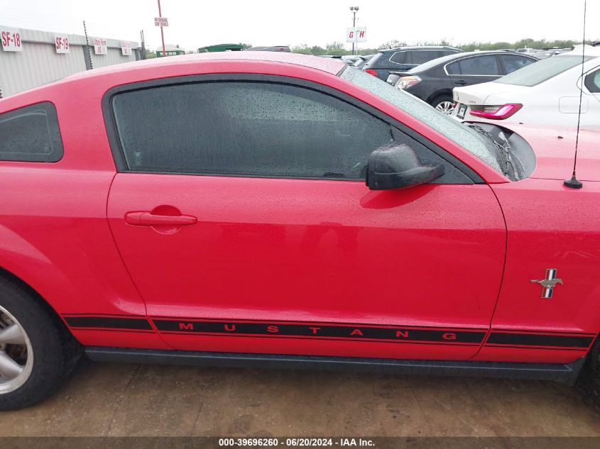 2006 Ford Mustang V6 VIN: 1ZVFT80N165220011 Lot: 39696260