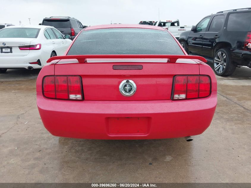 2006 Ford Mustang V6 VIN: 1ZVFT80N165220011 Lot: 39696260