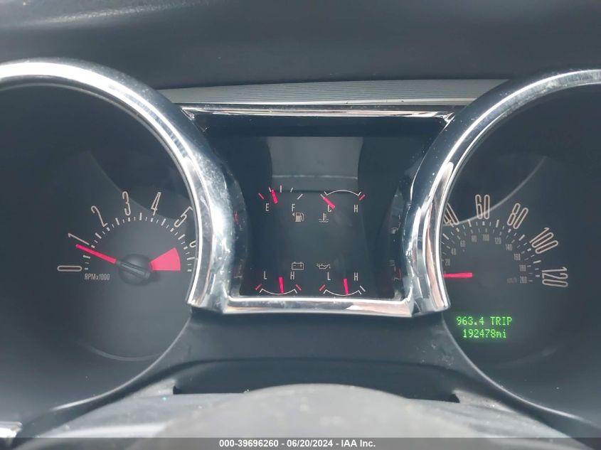 2006 Ford Mustang V6 VIN: 1ZVFT80N165220011 Lot: 39696260