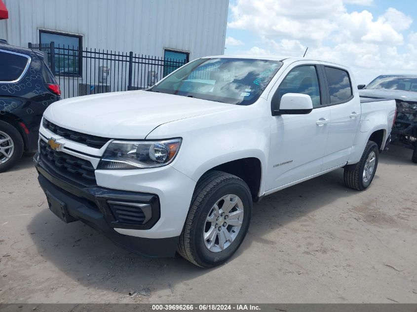 2021 Chevrolet Colorado 2Wd Short Box Lt VIN: 1GCGSCEN7M1268638 Lot: 39696266