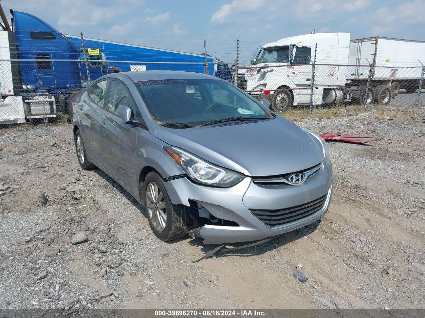 5NPDH4AE4GH788385 | 2016 HYUNDAI ELANTRA