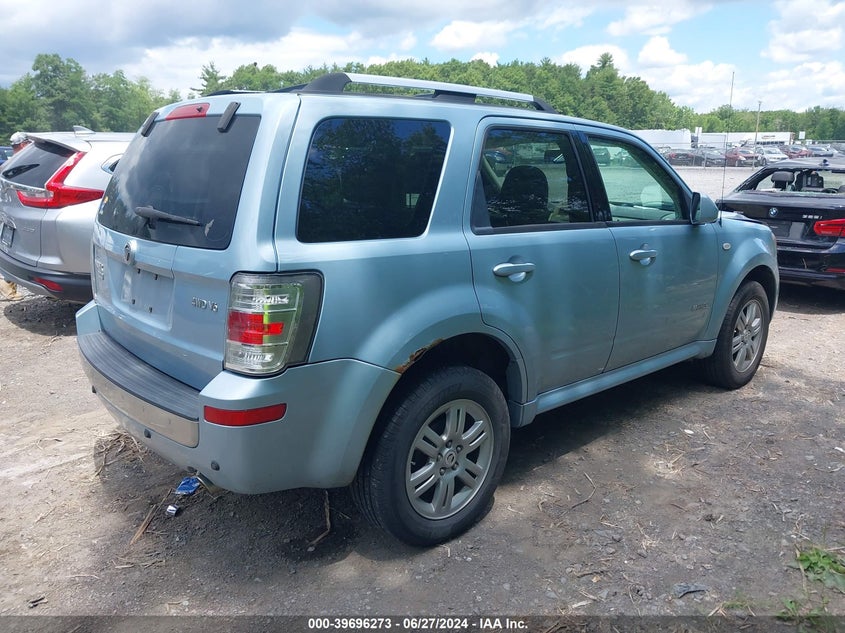 2008 Mercury Mariner Premier VIN: 4M2CU97118KJ39620 Lot: 39696273