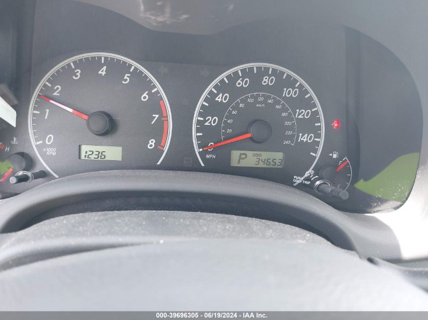 2009 Toyota Corolla Le VIN: 1NXBU40E89Z061016 Lot: 39696305