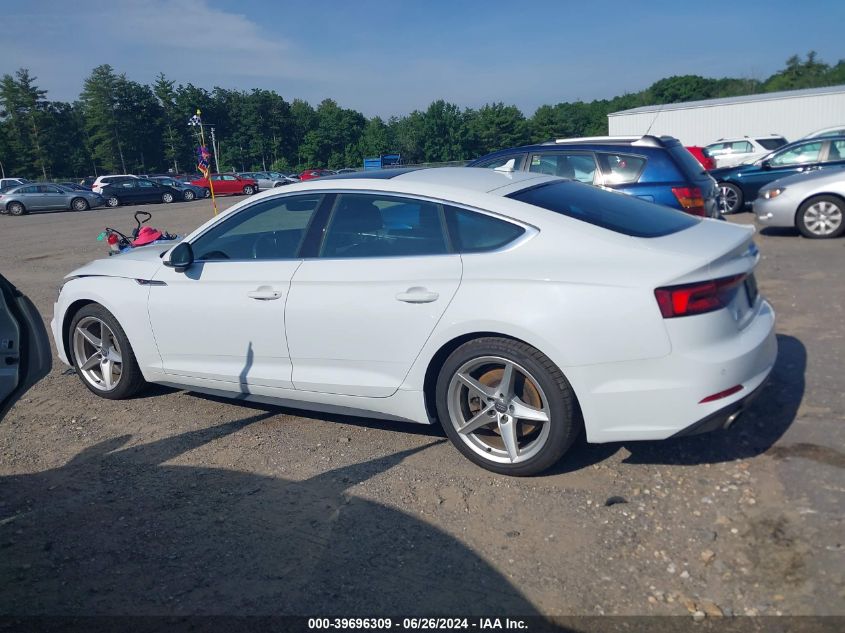 2018 Audi A5 2.0T Premium VIN: WAUENCF58JA136641 Lot: 39696309