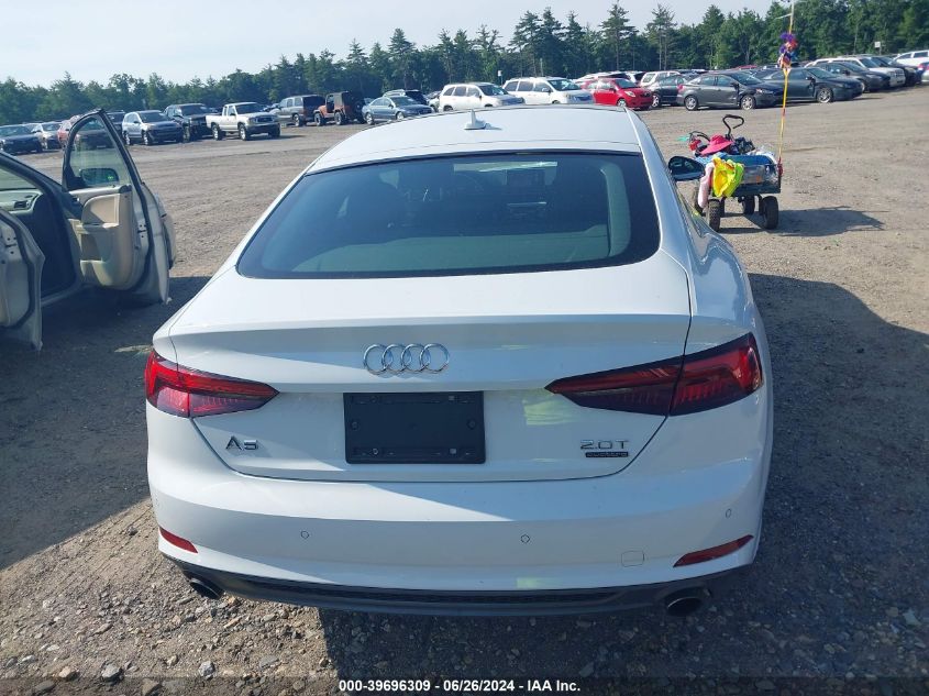 2018 Audi A5 2.0T Premium VIN: WAUENCF58JA136641 Lot: 39696309