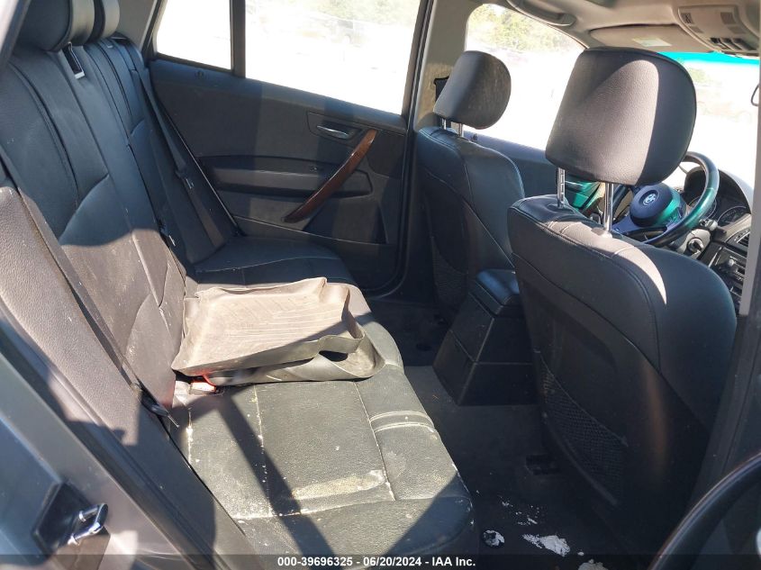 2006 BMW X3 3.0I VIN: WBXPA93406WG89693 Lot: 39696325