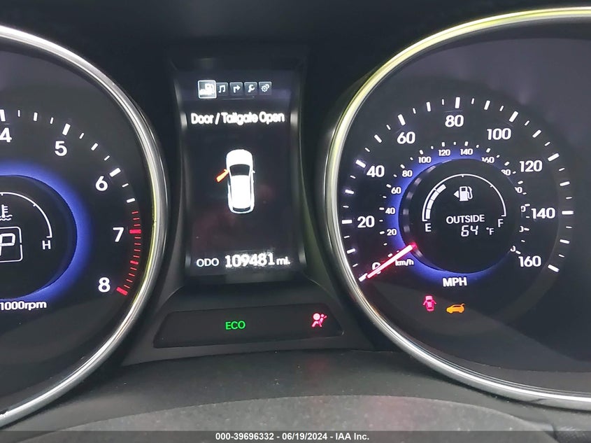 2014 Hyundai Santa Fe Sport 2.0L Turbo VIN: 5XYZUDLAXEG210162 Lot: 39696332