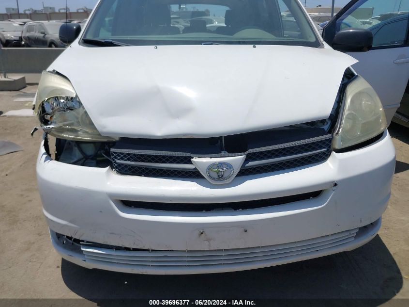 2005 Toyota Sienna Le VIN: 5TDZA23C95S343979 Lot: 39696377