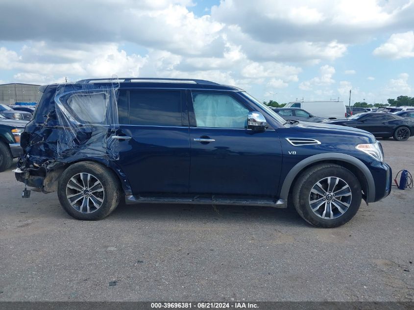 2020 Nissan Armada Sl 2Wd VIN: JN8AY2ND2L9108158 Lot: 39696381