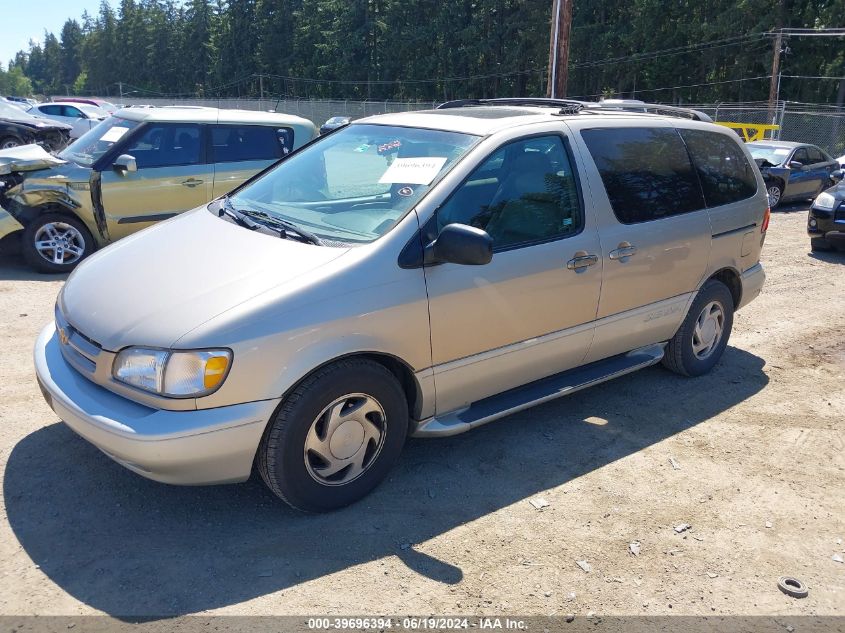 2000 Toyota Sienna Xle VIN: 4T3ZF13C2YU193163 Lot: 39696394