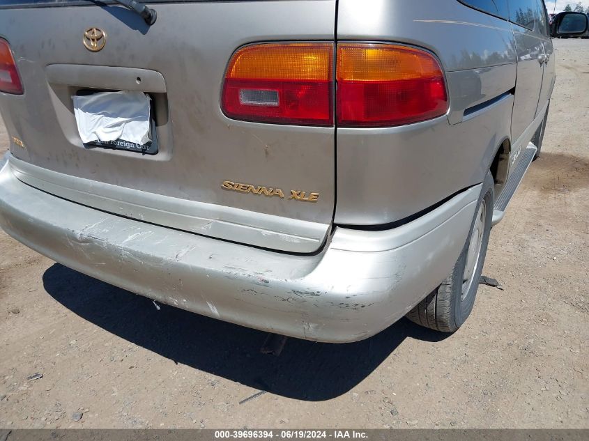 2000 Toyota Sienna Xle VIN: 4T3ZF13C2YU193163 Lot: 39696394