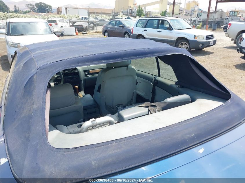 1998 BMW 328Ic VIN: WBABK8327WEY89144 Lot: 39696403