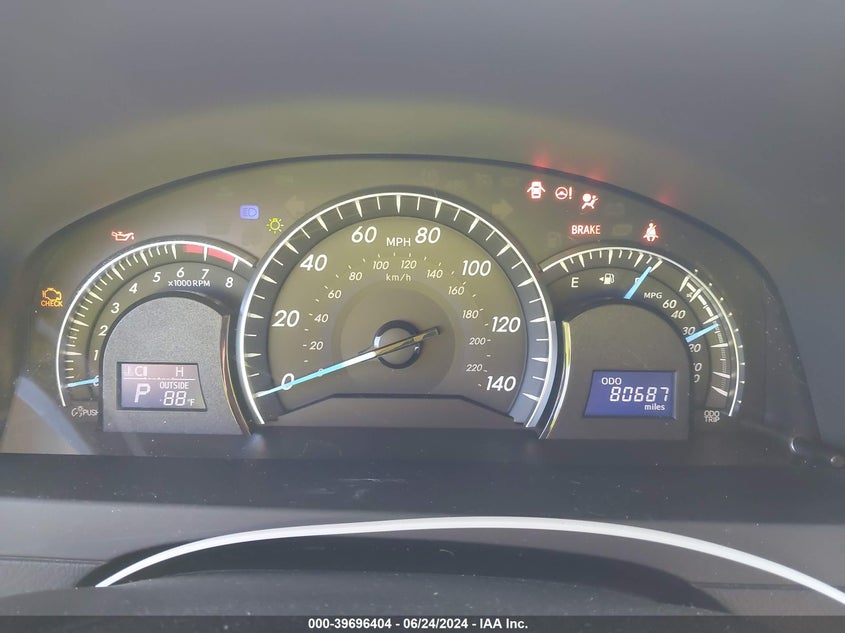 2014 Toyota Camry Xle VIN: 4T4BF1FK9ER347186 Lot: 39696404