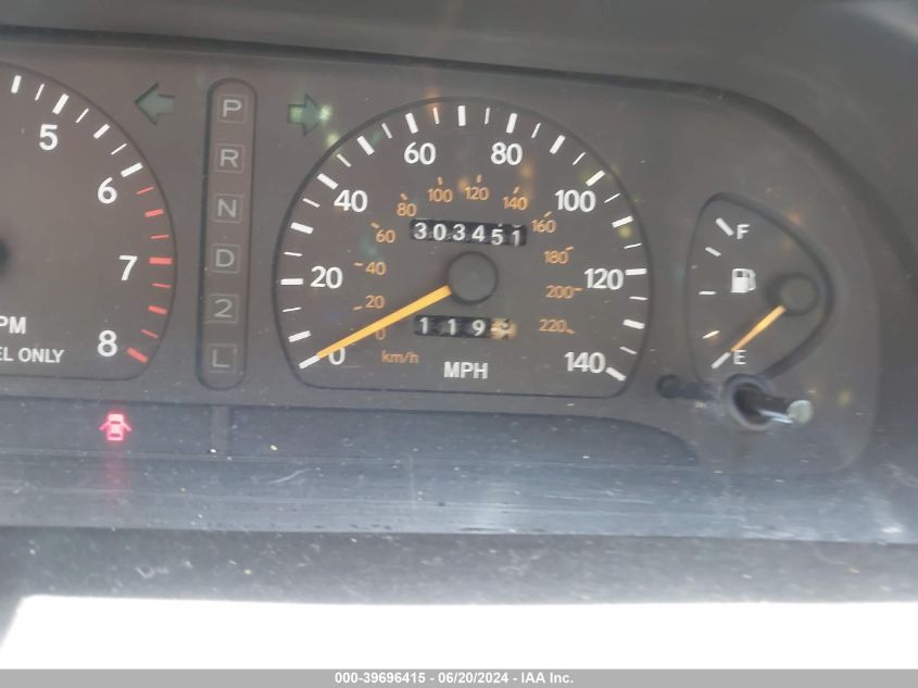 1997 Toyota Avalon Xls VIN: 4T1BF12B4VU206140 Lot: 39696415