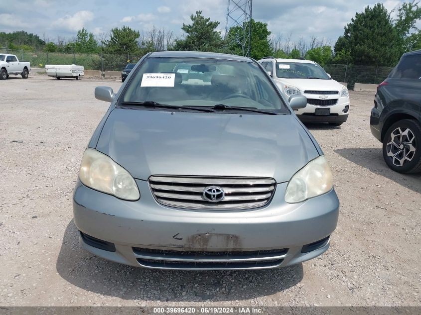 2003 Toyota Corolla Le VIN: 1NXBR32E13Z093614 Lot: 39696420