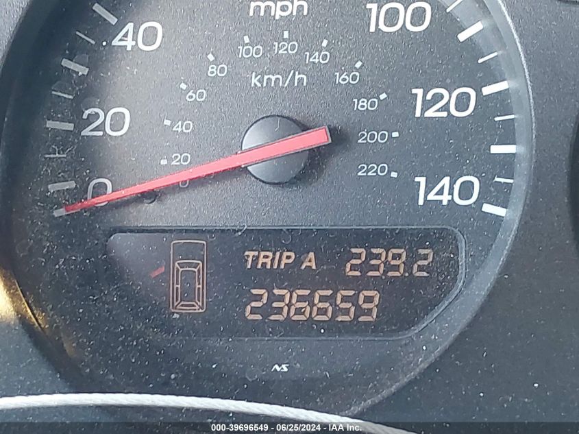 2002 Acura Mdx VIN: 2HNYD18622H506461 Lot: 39696549