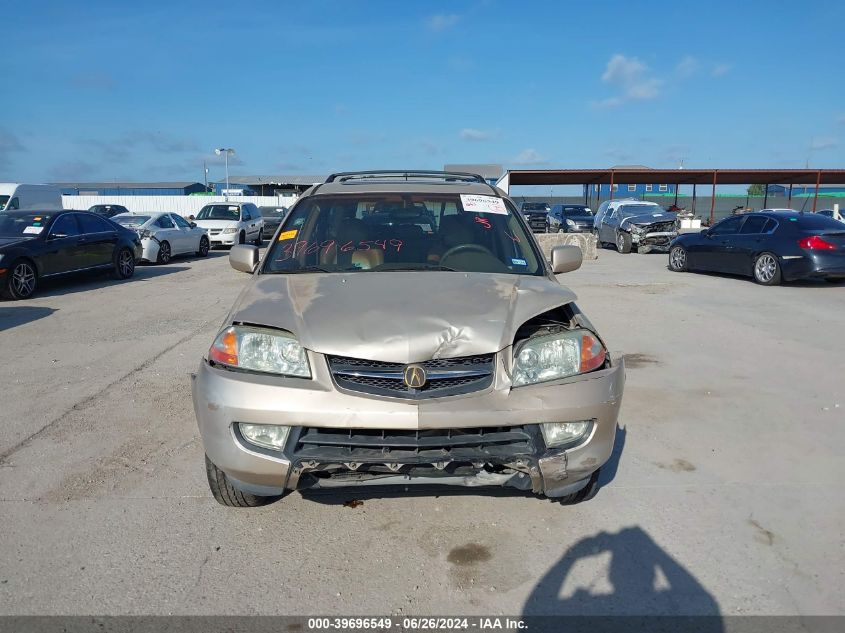 2002 Acura Mdx VIN: 2HNYD18622H506461 Lot: 39696549