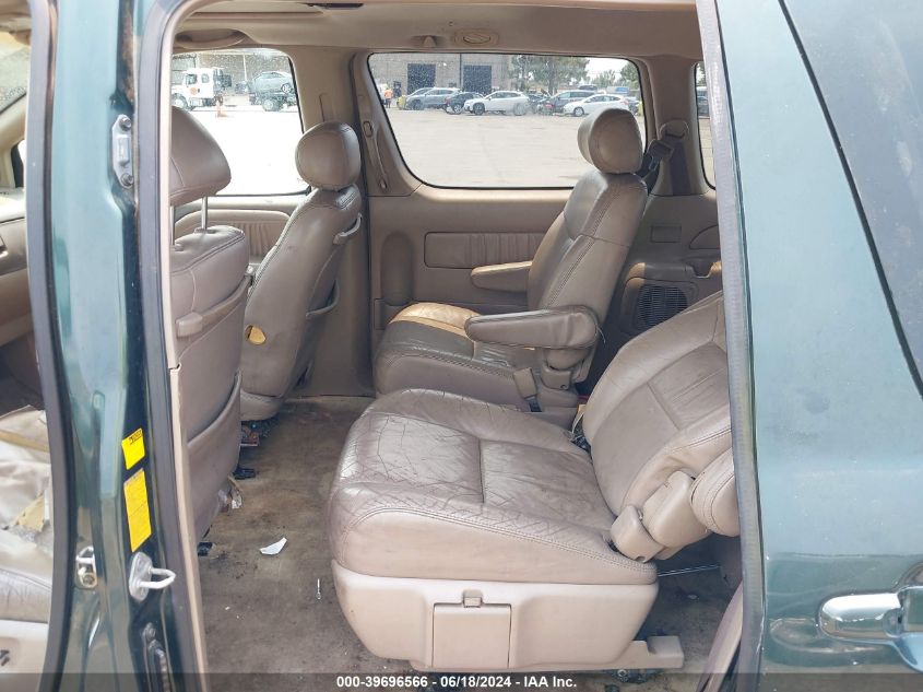 2001 Toyota Sienna Xle VIN: 4T3ZF13C61U387054 Lot: 39696566