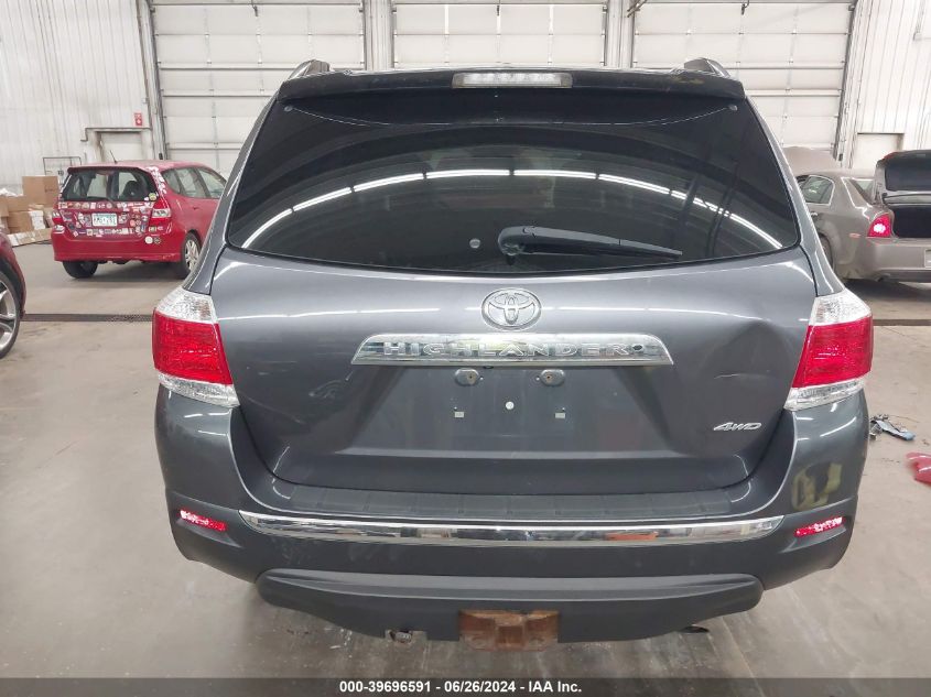 2012 Toyota Highlander Limited V6 VIN: 5TDDK3EH8CS131304 Lot: 39696591