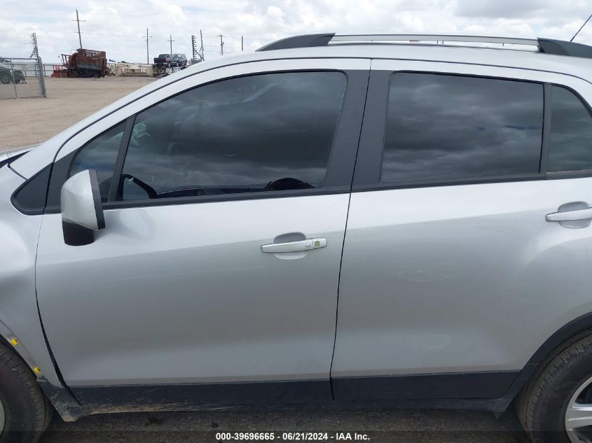 2022 Chevrolet Trax Awd Lt VIN: KL7CJPSM3NB560820 Lot: 39696665