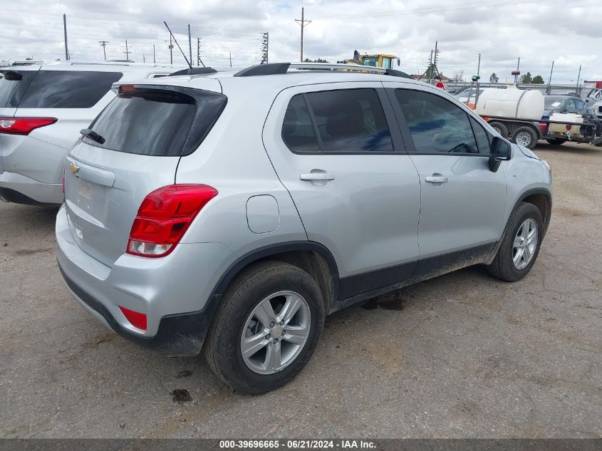 VIN KL7CJPSM3NB560820 2022 CHEVROLET TRAX 1LT
