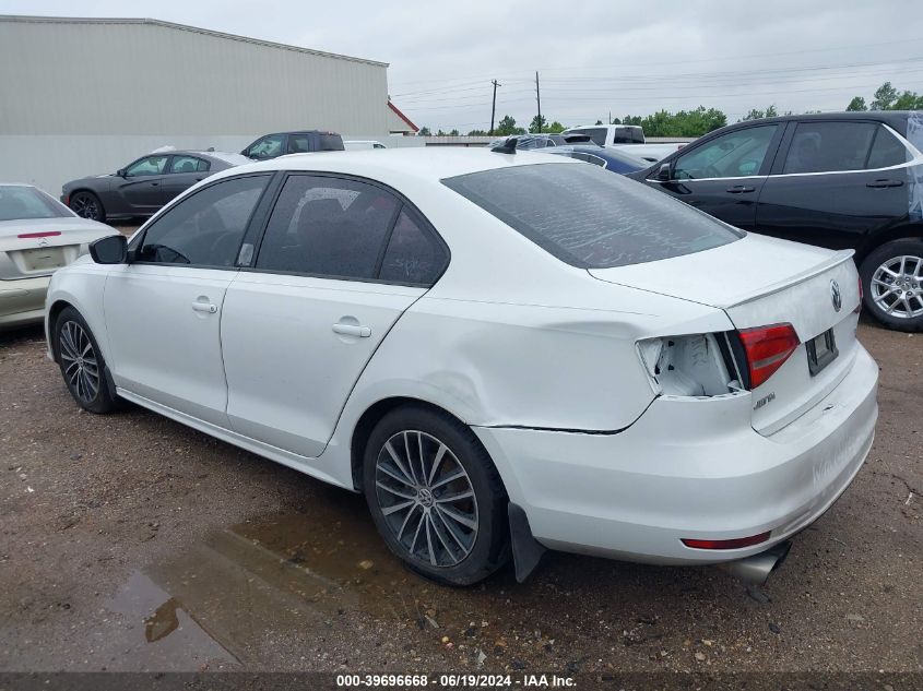 2015 Volkswagen Jetta 1.8T Sport VIN: 3VWD17AJ1FM326004 Lot: 39696668