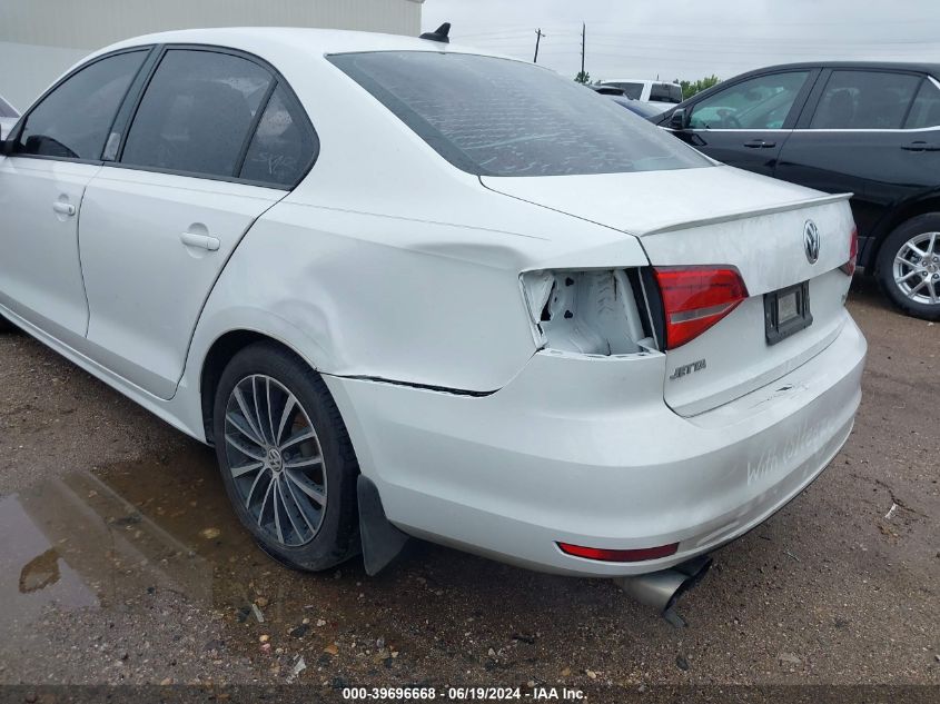 2015 Volkswagen Jetta 1.8T Sport VIN: 3VWD17AJ1FM326004 Lot: 39696668