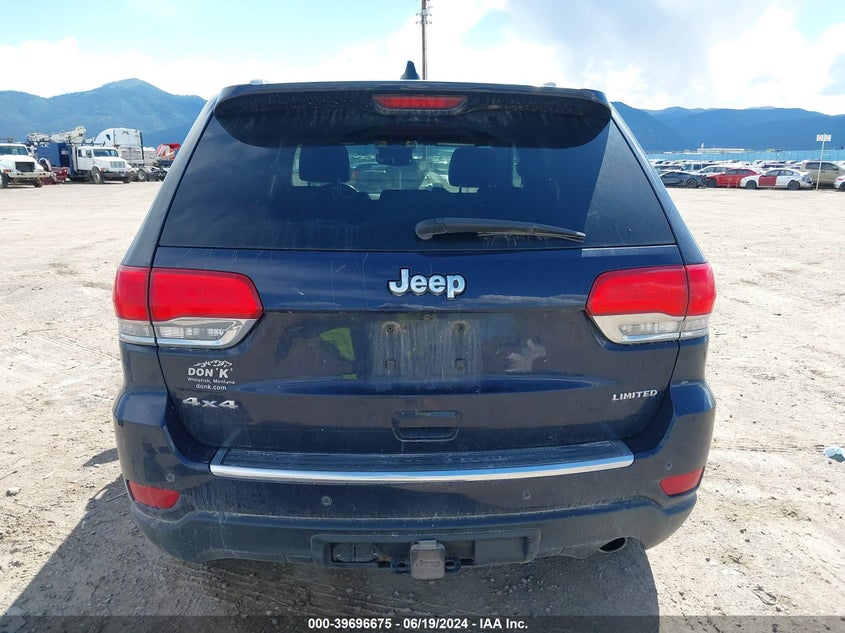 2017 Jeep Grand Cherokee Limited 4X4 VIN: 1C4RJFBG3HC680231 Lot: 39696675