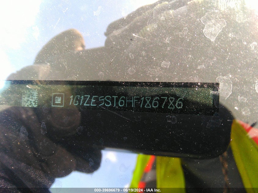 2017 Chevrolet Malibu 1Lt VIN: 1G1ZE5ST6HF186786 Lot: 39696679